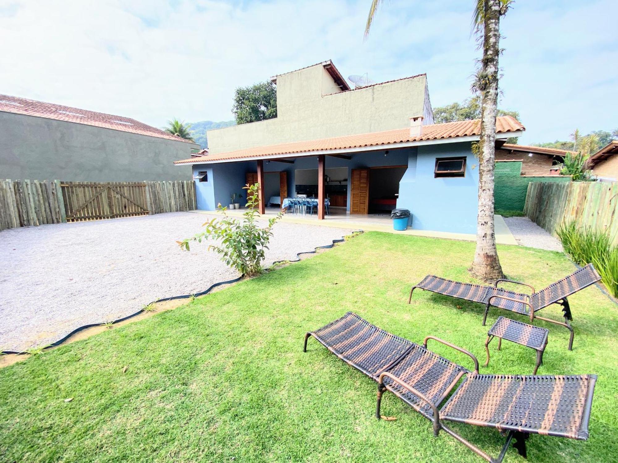 Residencial Vilar Mar Pe Na Areia Casa Azul Casa de férias Ubatuba