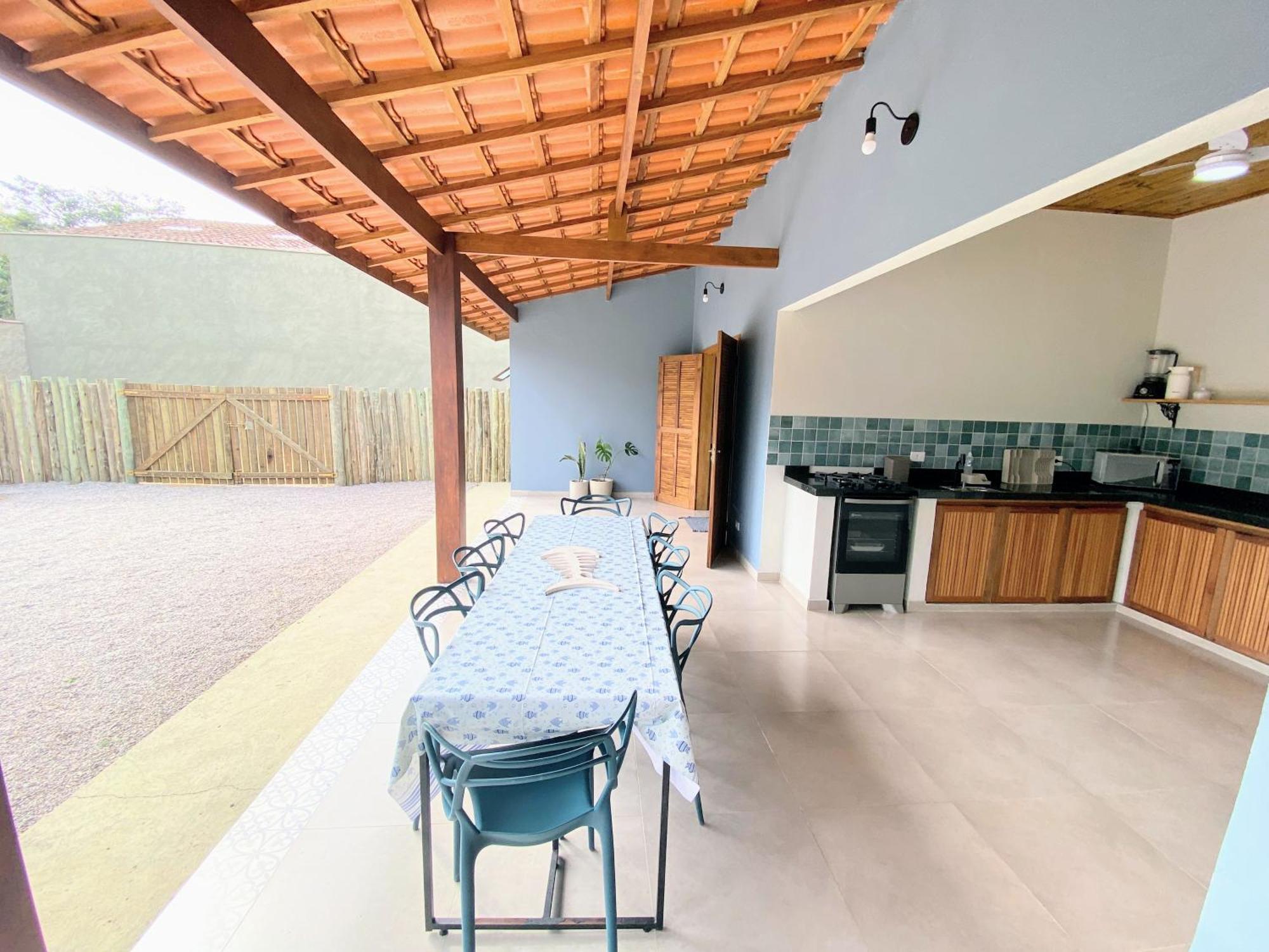 Residencial Vilar Mar Pe Na Areia Casa Azul Ubatuba